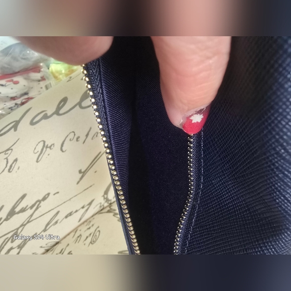 Merona Clutch/shoulder Evening Bag/Wallet with Gold Chain Strap in EUC - Picture 8 of 13